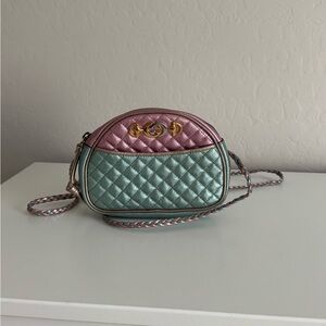 Gucci Trapuntata Metallic Crossbody Bag